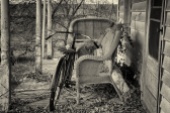 Abandoned Bicycle and Wicker